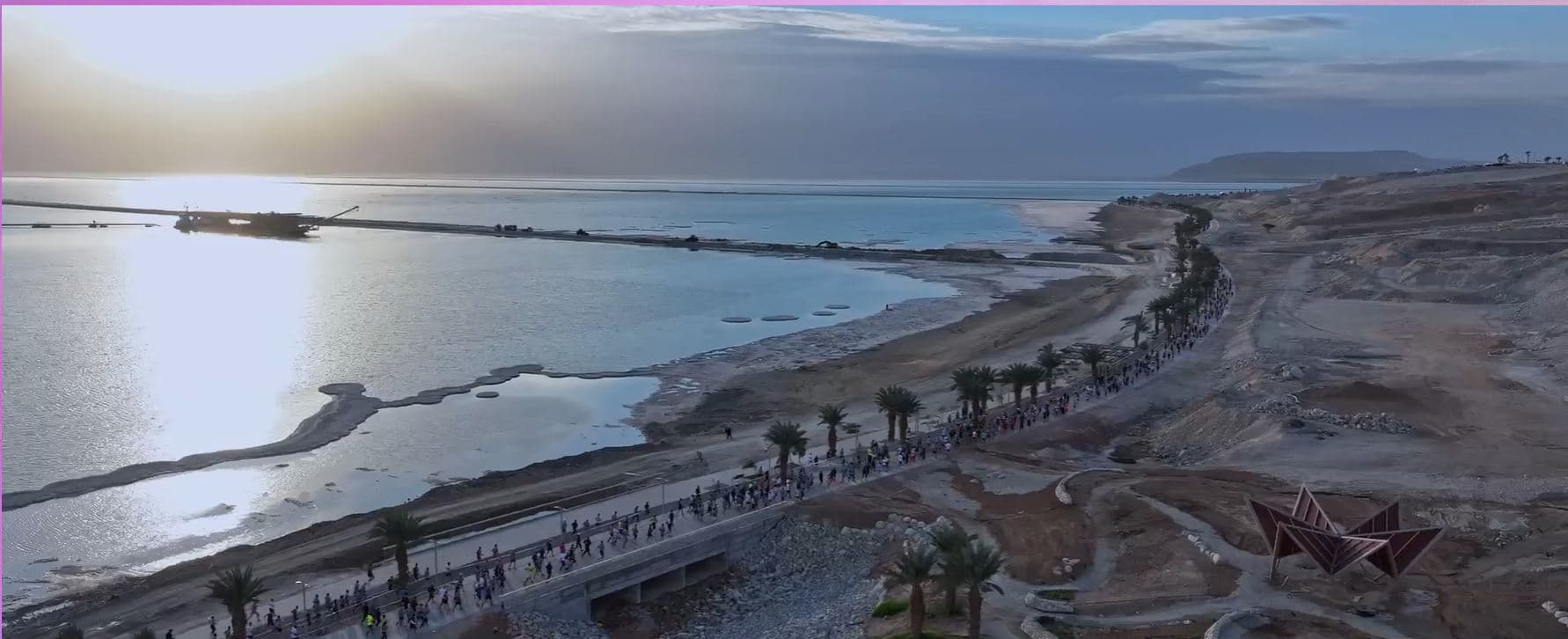 8000 personnes ont participé au marathon de la Mer Morte
