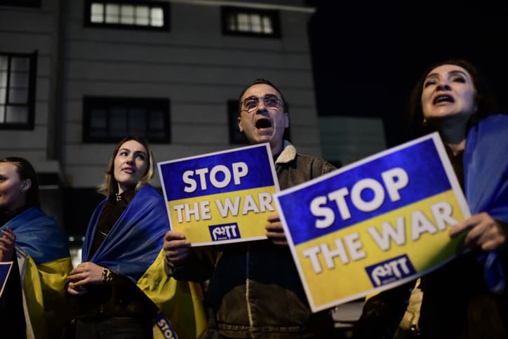 Un hôpital de campagne israélien en Ukraine