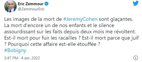 Choc et indignation après la mort de Jérémy Cohen z'l