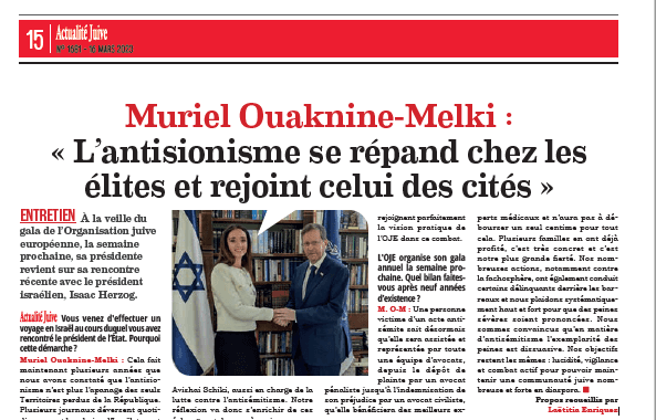 Muriel Ouaknine-Melki : « L’antisionisme se répand chez les élites et rejoint celui des cités »
