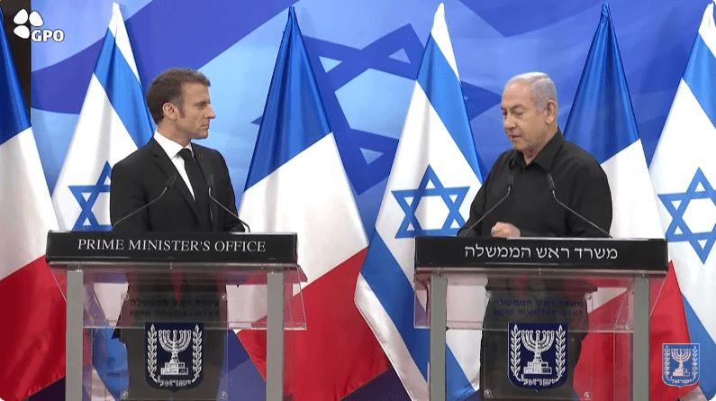 Macron dit à Netanyahou sa ”ferme opposition à toute intervention militaire à Rafah”