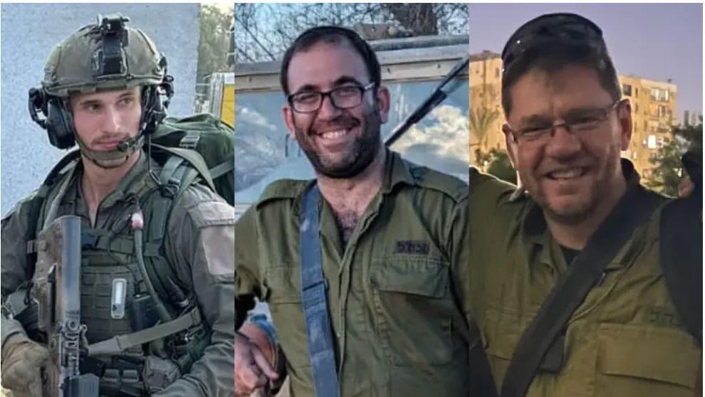 Trois soldats réservistes sont tombés au combat à Khan Younès