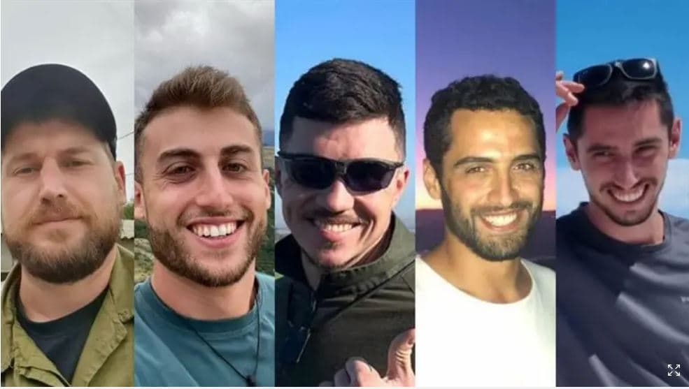 Cinq soldats supplémentaires sont tombés au combat hier dans la Bande de Gaza