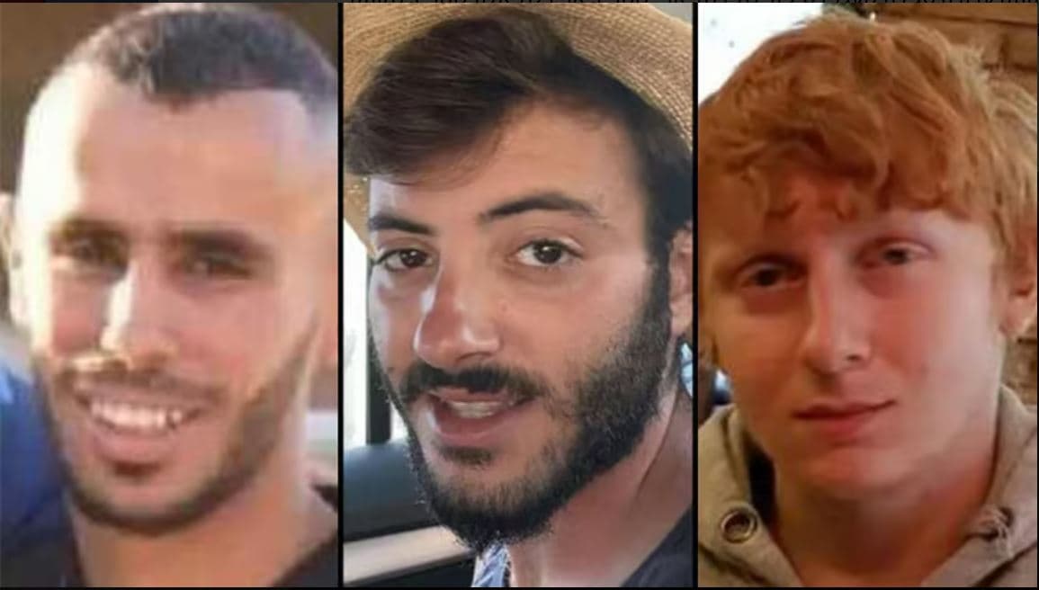 Le Président Herzog honore les trois otages tués par erreur par Tsahal