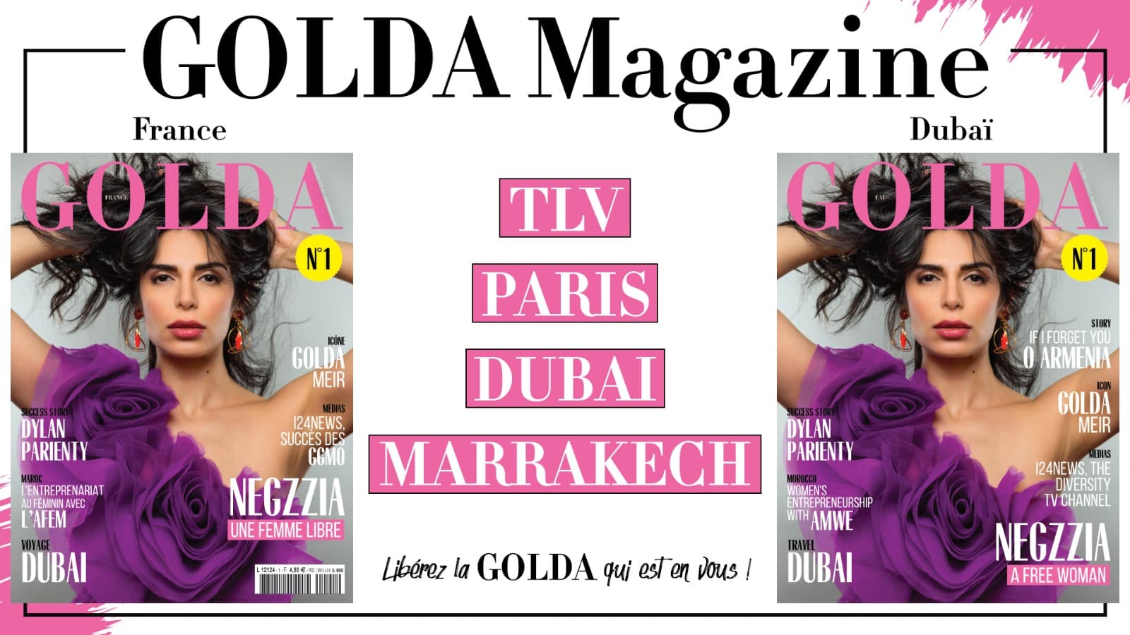 GOLDA sort en kiosque en France et en v. anglaise à Dubaï
