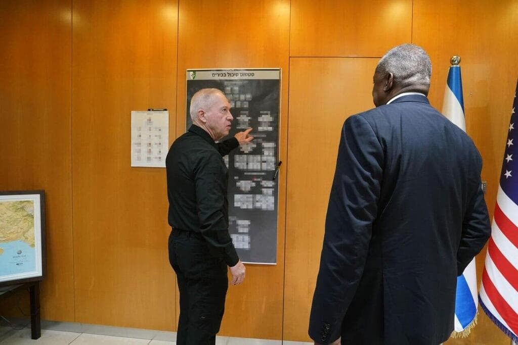 Le ministre américain de la Défense reçu par Netanyahou et Gallant