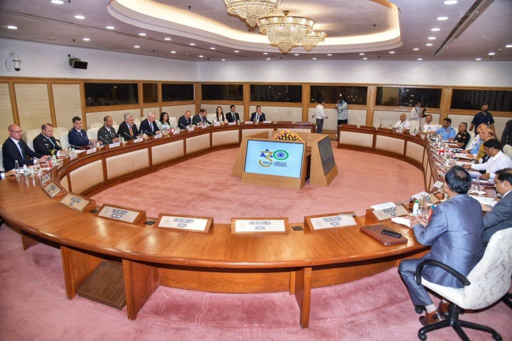 Benny Gantz en visite en Inde