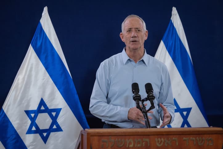 Le message ferme de Benny Gantz au Hamas