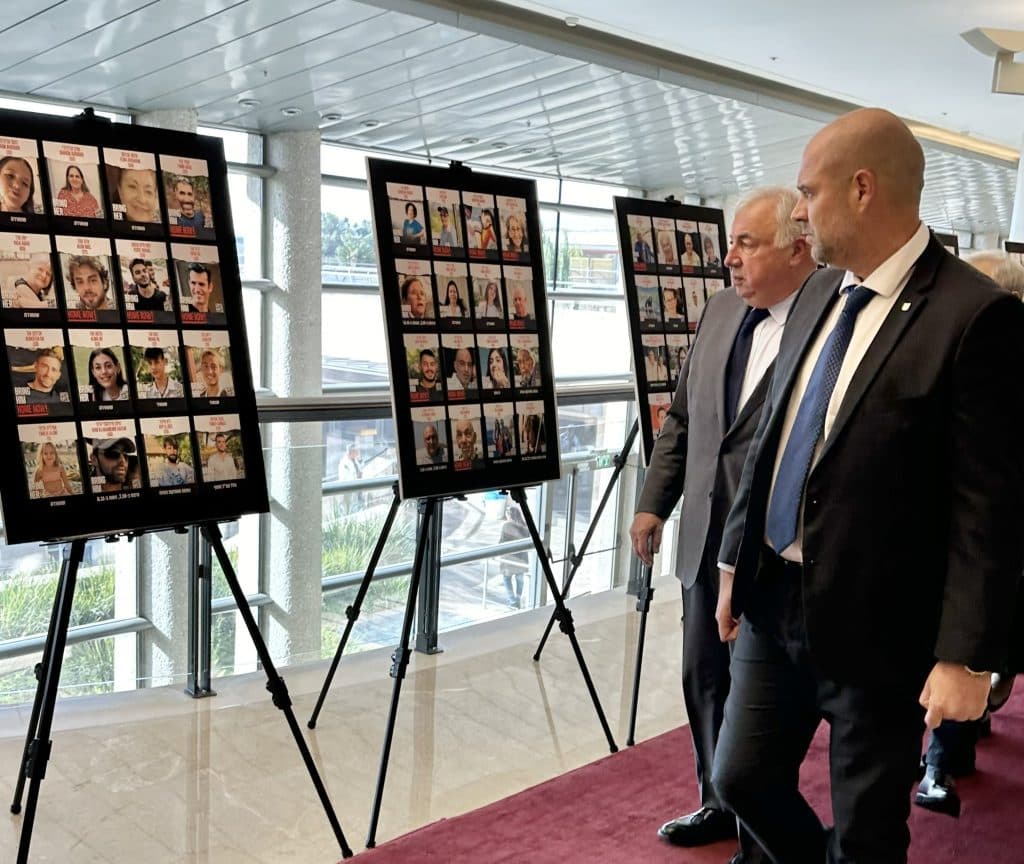 Le président du sénat, Gérard Larcher, en visite en Israël
