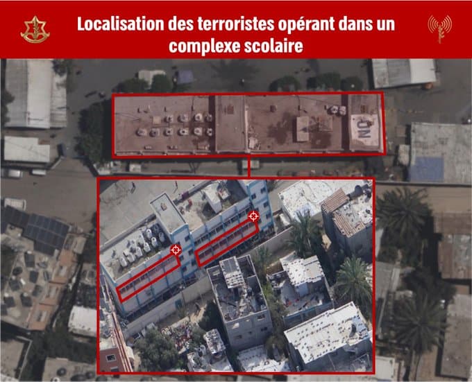 Des terroristes ayant participé aux massacres du 7 octobre éliminés dans une école de l’UNRWA