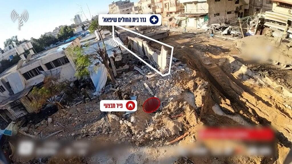 Un tunnel de 55 mètres de long, à 10 mètres de profondeur découvert sous l’hôpital Al Shifa (Vidéo)