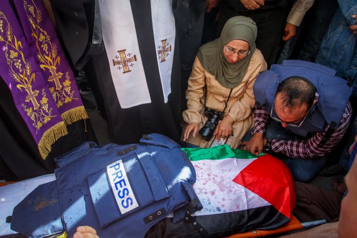 Les Palestiniens refusent de transmettre à Israël la balle qui a tué Abou Akleh