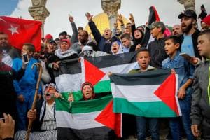 Scène surréaliste sur le mont du Temple !