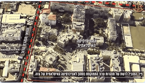 Tsahal dévoile des bases terroristes sous des écoles et des hôpitaux