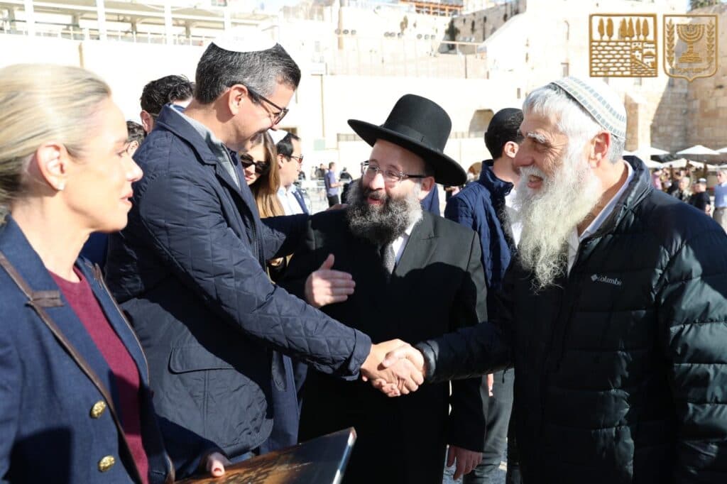 Le Président du Paraguay s’est rendu au Kotel
