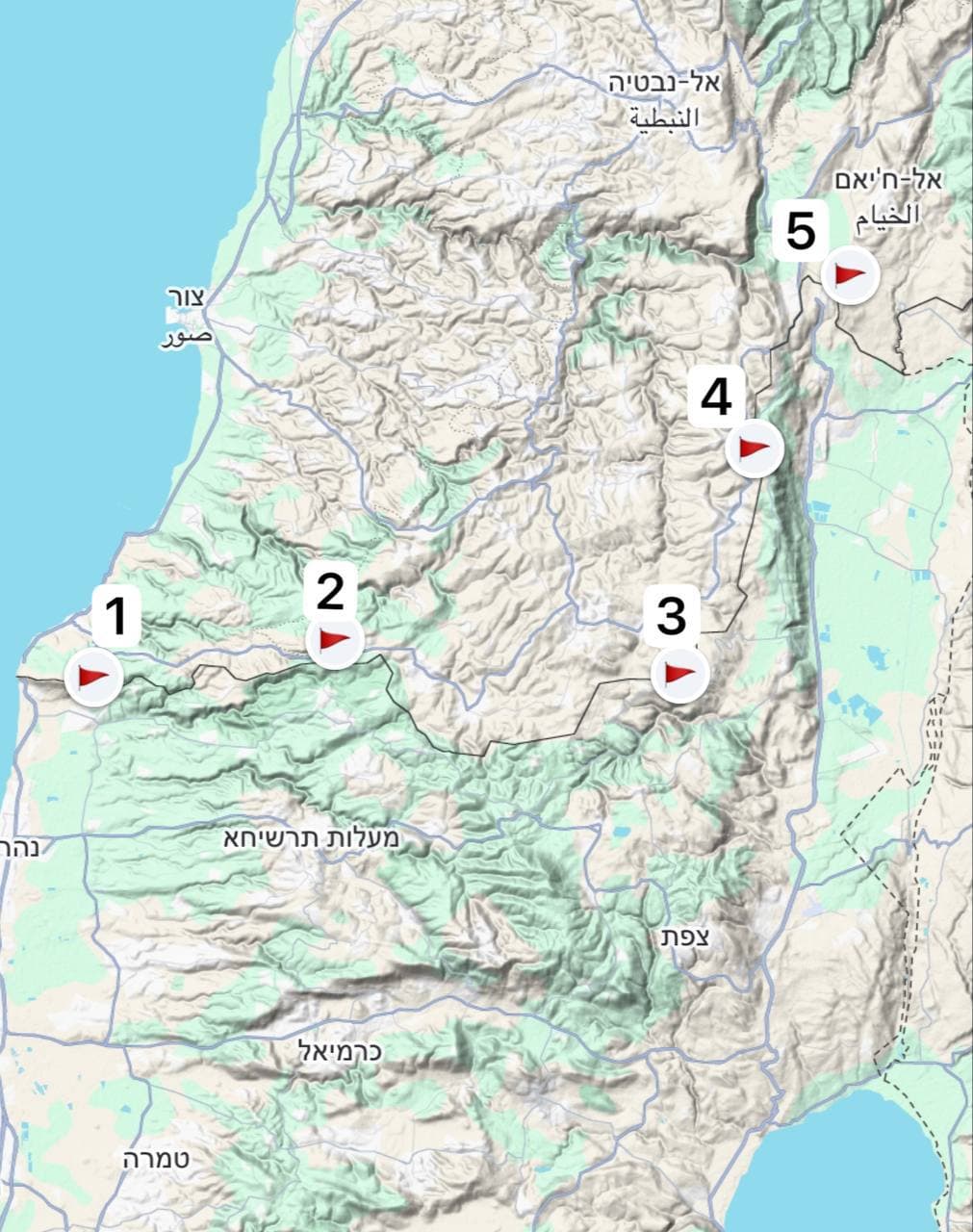 Avec l’accord des Etats-Unis: Tsahal restera dans cinq endroits stratégiques du Sud Liban