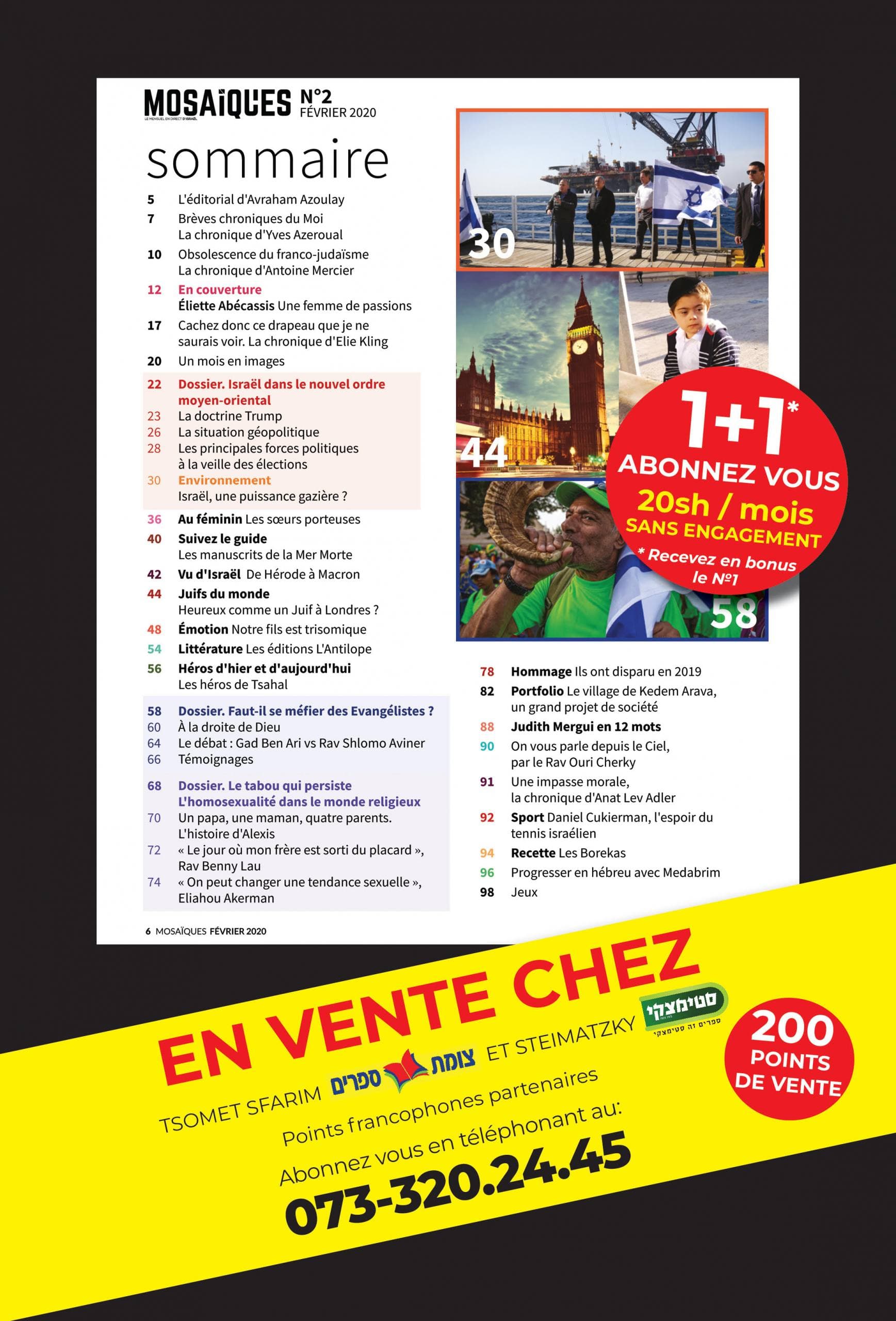 Mosaïques: le numéro 2 en vente